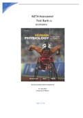 TEST BANK for Human Physiology From Cells to Systems 8th Edition by Lauralee Sherwood.