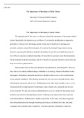 Global week 1 assignemnt  1 .docx  GEN 499  The Importance of Becoming a Global Citizen  University of Arizona (Global Campus) GEN 499 Gerneal Education Capstone   The Importance of Becoming a Global Citizen  The principal goal of this essay is to discuss