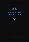 DCCA# 2 (6TH GRADE) Q & A