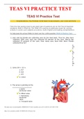 TEAS VI PRACTICE TEST LATEST 2021