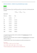 CHEM 104: MODULE 1 –MODULE 6 Exam 2021/2022(Portage Learning)