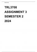 TRL3708 ASSIGNMENT 3 SEMESTER 2 2024 (26 SEP)