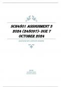 SCH4801 Assignment 3 2024 (248097)- DUE 7 October 2024