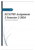 ECS3705 Assignment 2 Semester 2 2024