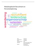 HRM Strategische personeel planning en recruitment NCOI, cijfer 8,5!