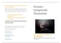 Complete folder over fronto temporale dementie