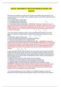 NCLEX- MATERNITY WITH RATIONALES EXAM with  answers The nurse is counseling a couple who has sought information about conceiving. The  couple asks the nurse to explain when ovulation usually occurs. Which statement by the  nurse is correct? A. Two weeks b