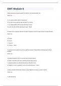 EMT Module 6 Questions And Answers Graded A+