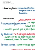 Emphysema pathology