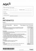 AQA AS MATHEMATICS PAPER 2 2024 QUESTION PAPER (73562),