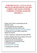 A PACKAGE DEAL NURS 8022 EXAM 1 2 3 AND FINAL EXAM  ACTUAL EXAM COMPLETE EXAM QUESTIONS WITH DETAILED VERIFIED ANSWERS (100% CORRECT ANSWERS) /ALREADY GRADED A+