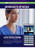 REMAR NURSE NCLEX VIRTUAL TRAINER | 7-DAYS OF NCLEX | RN & LPN SAMPLE WORKBOOK