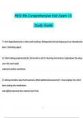 HESI RN Comprehensive Exit Exam V1 Study Guide Exam (2024 / 2025) Questions and Verified Answers, 100% Guarantee Pass