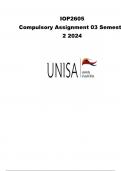 IOP2605 Compulsory Assignment 03 Semester 2 2024