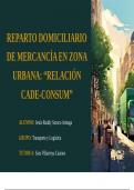 Reparto domiciliario de alimentos en Zona Urbana