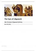 Book Summary: The Epic of Gilgamesh