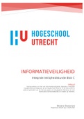 Informatieveiligheid Samenvatting - Integrale Veiligheidskunde jaar 2