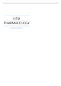 HESI PHARMACOLOGY