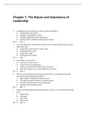 Leadership Research Findings, Practice, and Skills, Dubrin - Complete test bank - exam questions - quizzes (updated 2022)