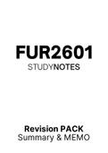 FUR2601 - Summarised NOtes (2022)