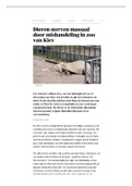 Dierentuinen moeten verboden worden, stelling, Nederlands debat