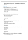 OpenStax Microbiology Test Bank- Chapter 8: Microbial Metabolism