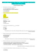 BIOL 2421: Microbiology final ocx, Latest 2020/2021 TEST BANK 