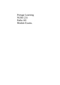 Portage Learning NURS 231 Patho All Module Exams.