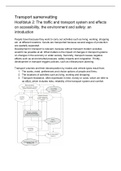 Summary The Transport System and Transport Policy