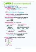 IB Biology revision chapters 1 to 6 (Sl syllabus)