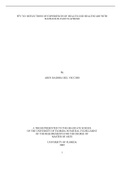 (THESIS) REFLECTIONS OF EXPERIENCES OF HEALTH AND HEALTHCARE WITH HAITIANS IN EAST FLATBUSH 2009