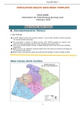 WGU D029 Population Health Data Brief Wake County Informatics for Transforming Nursing Care February 2021