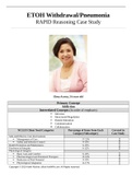 Elena Acosta 54 year old NURS 1251 ETOH Withdrawal Pneumonia Rapid Reasoning Case Study