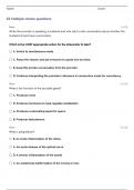 CORECHI EXAM PRACTICE TEST 2 QUESTIONS AND ANSWERS