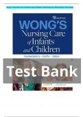 TEST BANK Wong's Nursing Care of Infants and Children (12TH Edition) by Marilyn J. Hockenberry Chapter 1-34| LATEST VERSION 2024 |Complete Guide | guaranteed success A+