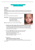 (answered) PATHO BIO 240 Pathophysiology 1/ PATHOPHYSIOLOGY I - MODULE 6 (WEEK 6) Inflammation and Immunity/ Scenario 1: A 7-year-old girl, Jasmine, is taken to a medical clinic with high fevers, red eyes, coughing, and a runny nose.