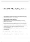 DHA-US001 HIPAA Challenge Exam Questions and Answers