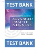 TEST BANK FOR Hamric and Hanson's Advanced Practice Nursing: An Integrative Approach 6th Edition by Mary Fran Tracy , ISBN: 9780323447751 |Chapter 1-24| Guide A+