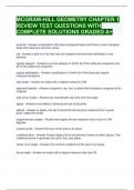 MCGRAW-HILL GEOMETRY CHAPTER 1 REVIEW TEST QUESTIONS WITH COMPLETE SOLUTIONS GRADED A+ 