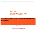 NCLEXExam NCLEX PN {725 questions with explained answers}