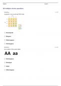 MECHANISMS OF GENETICS QUESTIONS AND ANSWERS