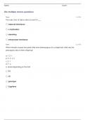 GENETICS EXAM 1 (CH 1-4) QUESTIONS AND ANSWERS