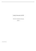 WK1AssgnSessionWillisB.docx    Variables, Measurement, and SPSS  RSCH 8210: Quantitative Reasoning  Module 1   14:03:25 GMT -05:00  Variables, Measurement, and SPSS  For this assignment, the researcher analyzed the Afrobarometer dataset. To identify the m