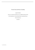 Wk3AssignNebelskiA.docx    The Past, Present, and Future of Counseling  Angelica Nebelski  School of Counseling and Human Services, Walden University COUN 6100: Introduction to Clinical Mental Health Counseling Professor Nicole Turner Savoy  44550   13:56