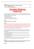 NUR 618 Saunders Medsurg Endocrine Revised Test Bank