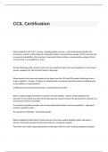 CCIL Certification Exam Questions and Answers