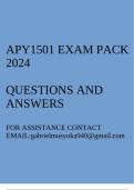 APY1501 Exam pack 2024(Questions and answers)