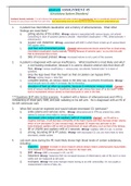 NURS 3365 Circulatory System Disorders  Answers & Rationale  Assignment 5,6 7