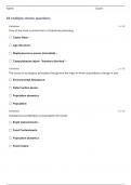 EHST 2110 TEST 1 PART 1 QUESTIONS AND ANSWERS