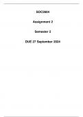 SOC2604 Assignment 2 Semester 2 Due 27 September 2024